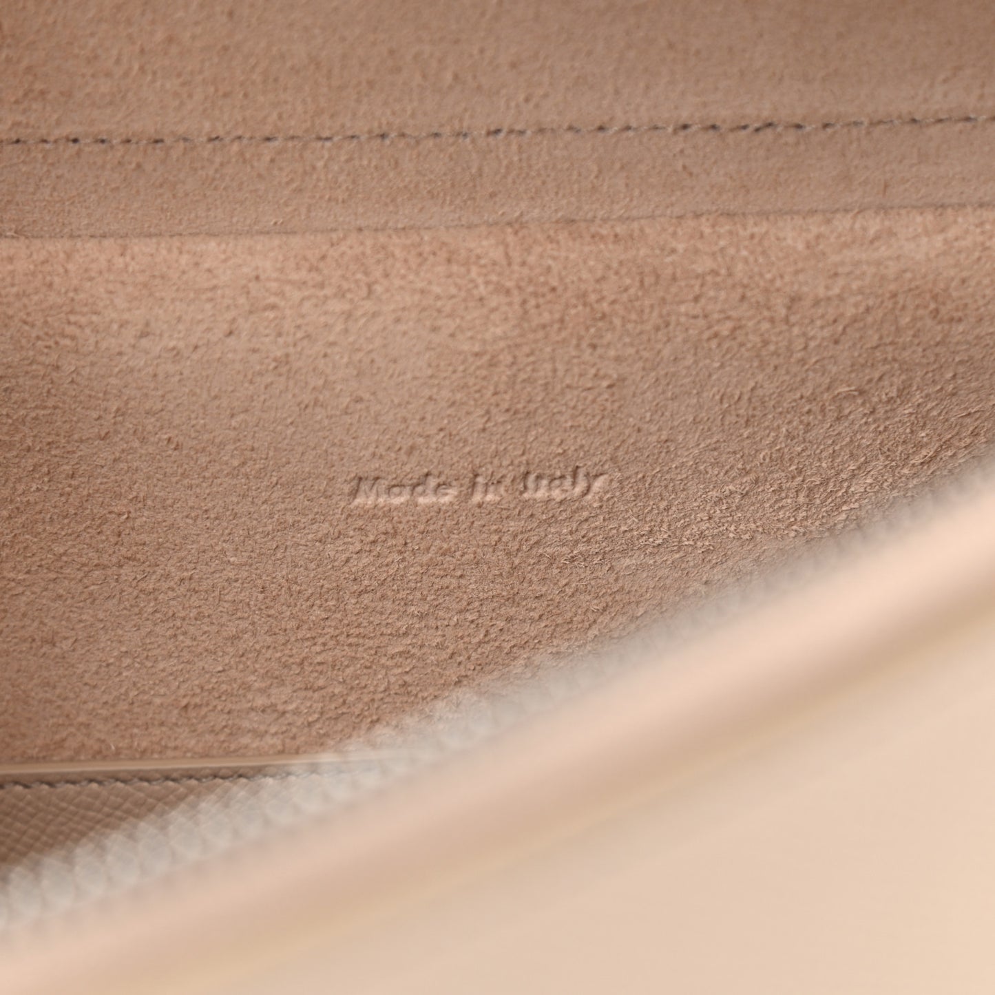 Grained Calfskin Mini Belt Bag Light Taupe