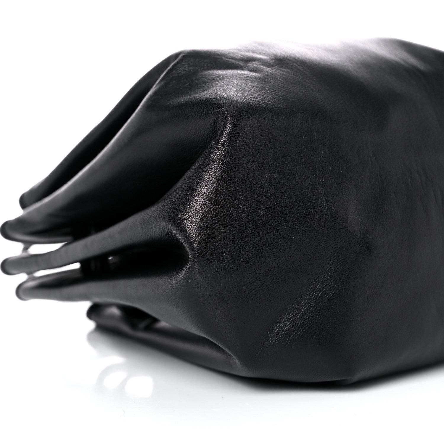 Loewe Calfskin Drawstring Bag Black 7 of 8