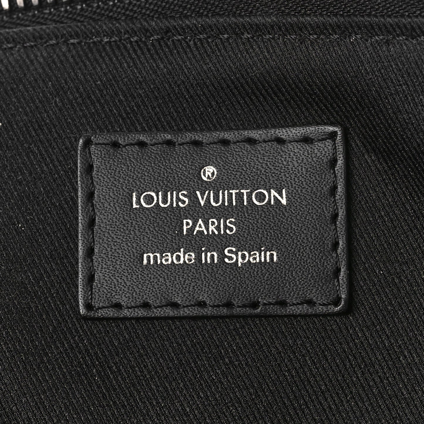 Damier Graphite Porte-Documents Jour