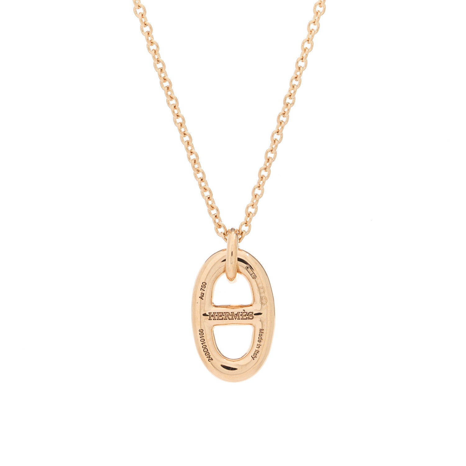 Hermes 18K Rose Gold PM Farandole Pendant Necklace 5 of 5