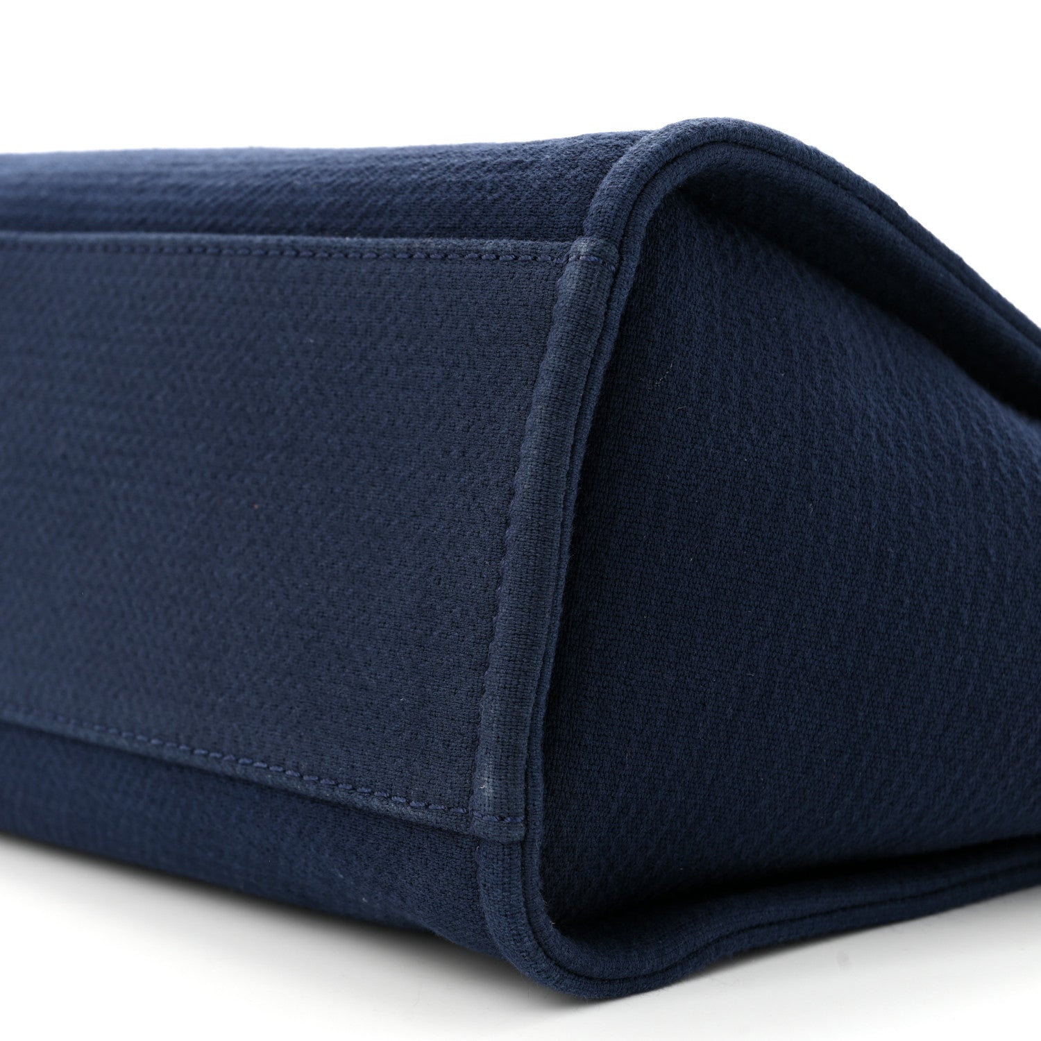Chanel Mixed Fibers Small Deauville Tote Navy 11 of 12