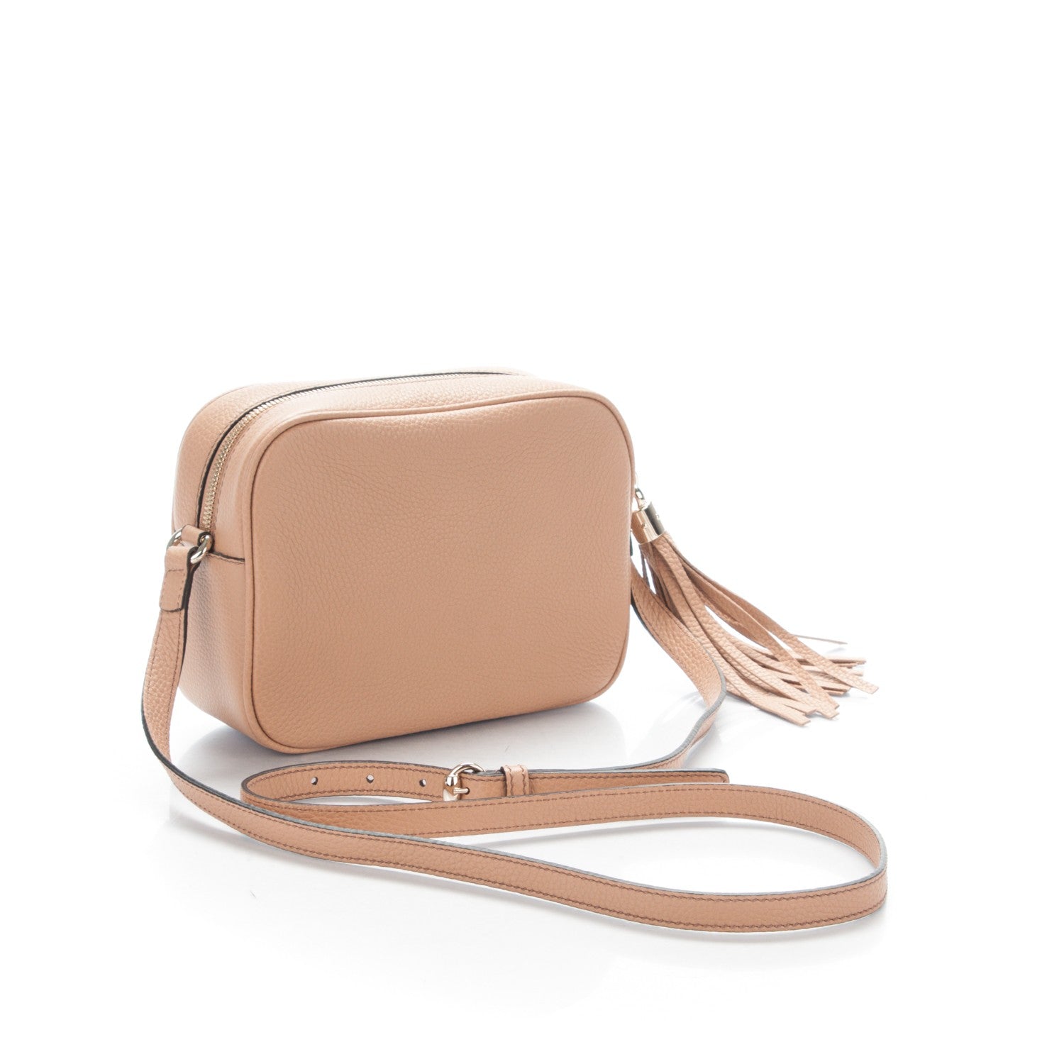 Gucci Pebbled Calfskin Small Soho Disco Bag Camelia 3 of 7