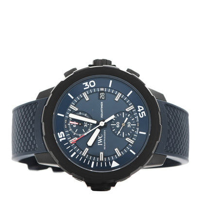IWC Stainless Steel Rubber 45mm Aquatimer Chronograph "Laureus Sport For Good" Limited Edition Automatic Watch Blue IW379507 2 of 5