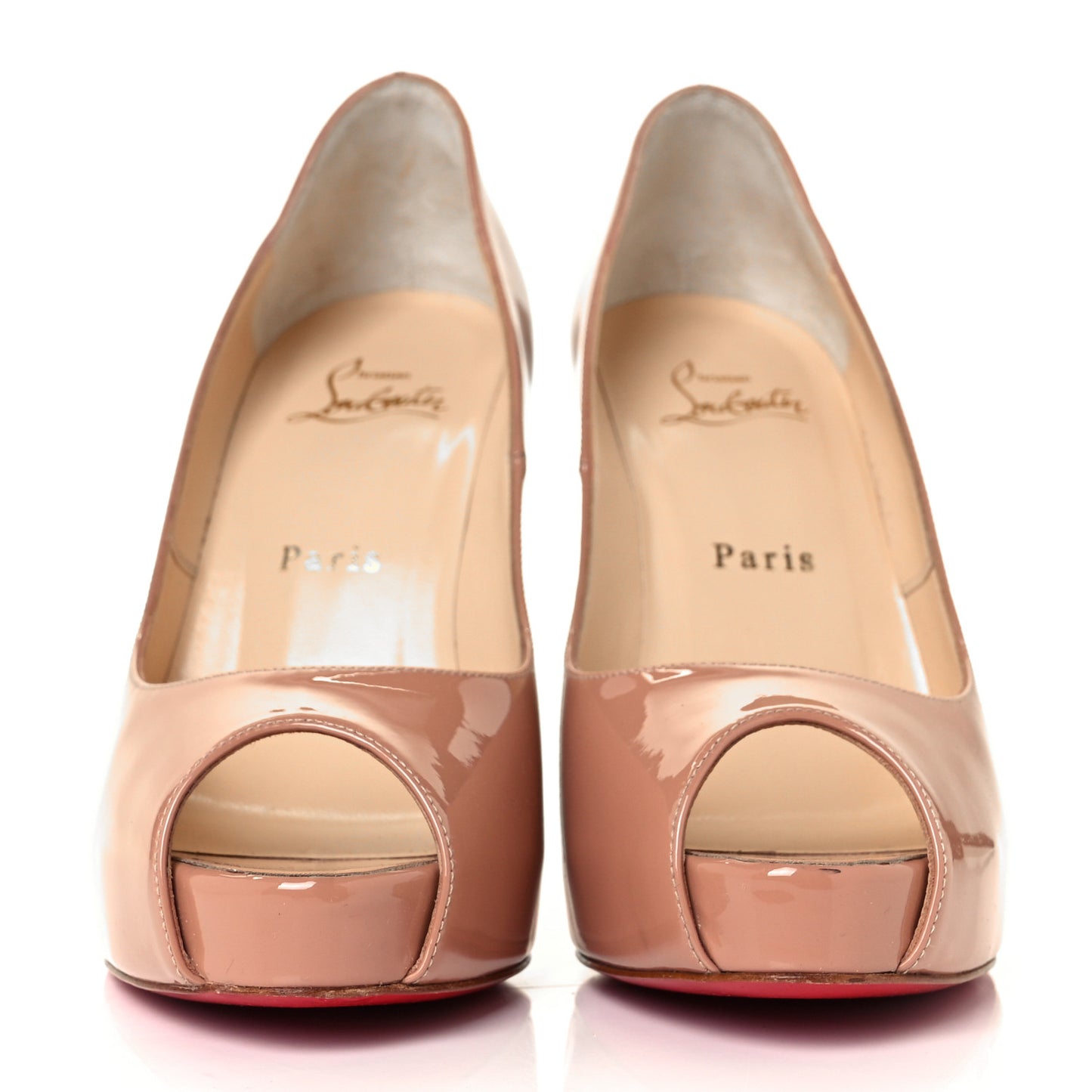 Patent New Very Prive 120 Pumps 37 Nude