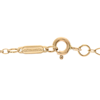 Tiffany 18K Yellow Gold Diamond Emblem Lock Pendant Necklace 4 of 5