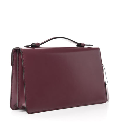 Gucci Regent Calfskin Small Lady Lock Briefcase Clutch Red Orchid 3 of 10