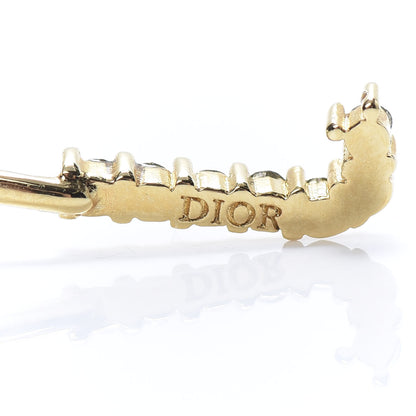 Christian Dior Crystal Pearl My ABCDior J Tribale Earring Gold 5 of 5
