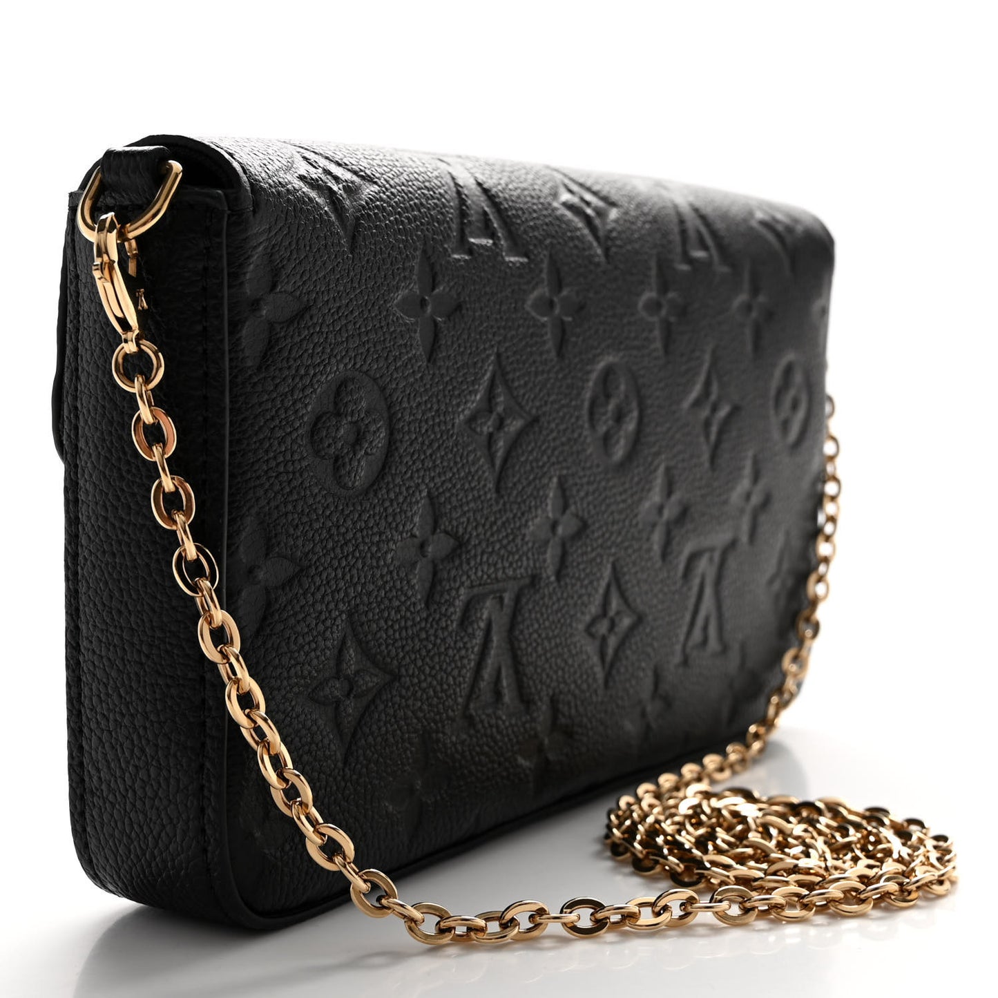 Empreinte Pochette Felicie Chain Wallet Black