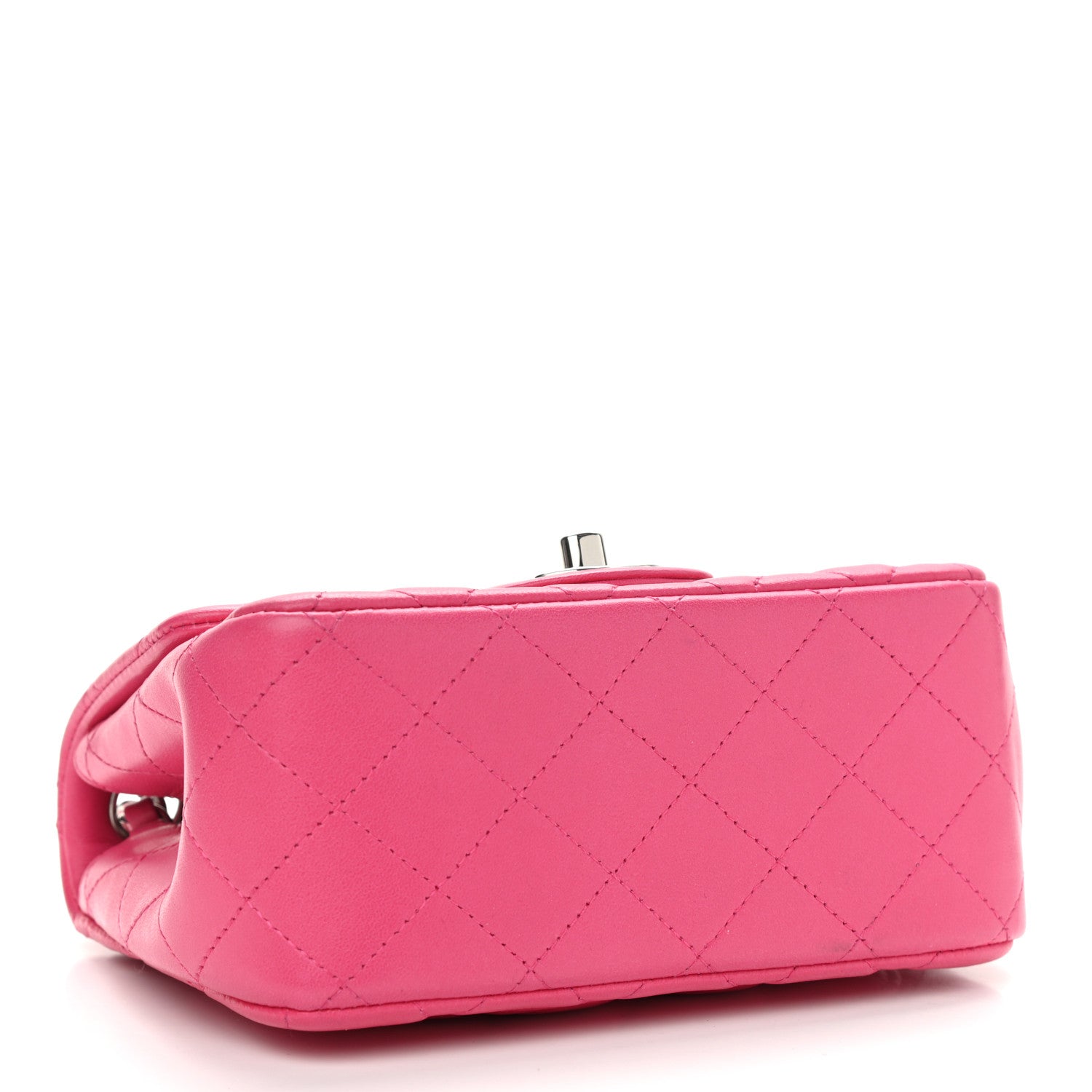 Chanel Lambskin Quilted Mini Square Flap Pink 4 of 10