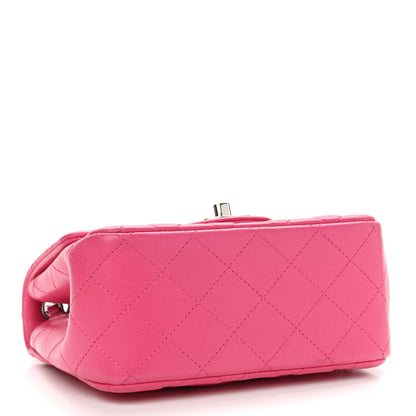 Chanel Lambskin Quilted Mini Square Flap Pink 4 of 10