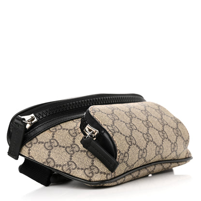 Gucci GG Supreme Monogram Belt Bag Black 4 of 12