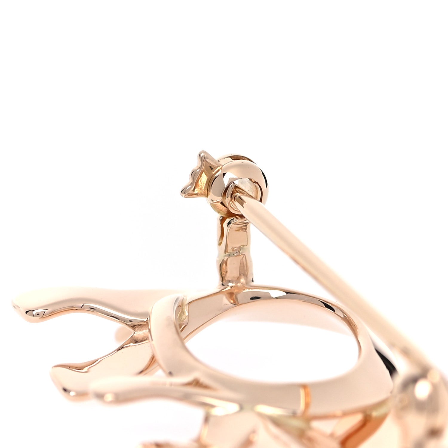 Tiffany 18K Rose Gold Diamond Save the Wild Elephant Brooch 5 of 5