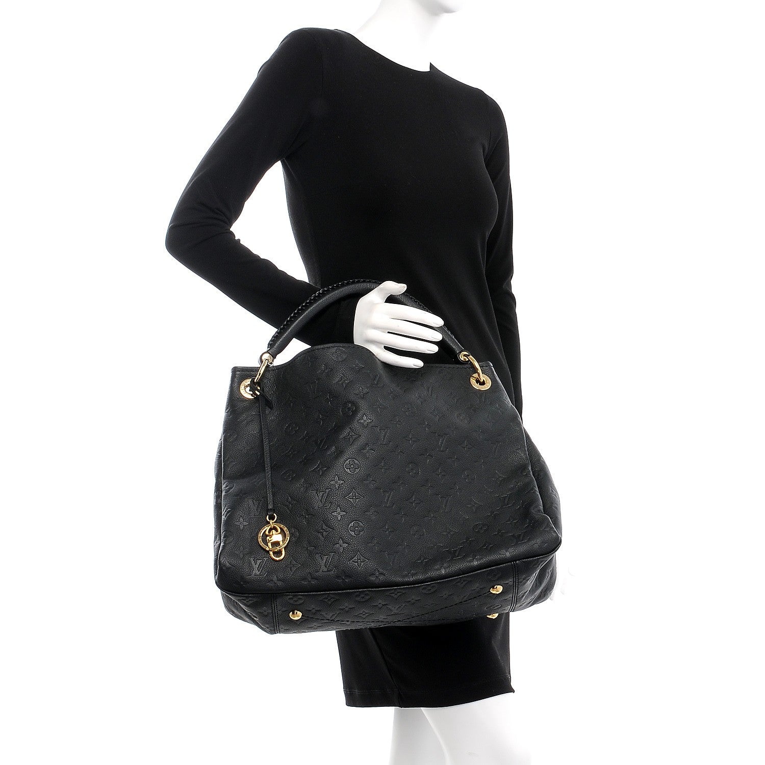 Louis Vuitton Empreinte Artsy MM Black 2 of 7