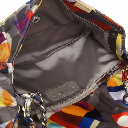 Chanel Nylon Printed Medium Coco Color Flap Multicolor 5 of 9