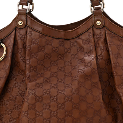 Gucci Guccissima Signature Large Sukey Tote Brown 8 of 10