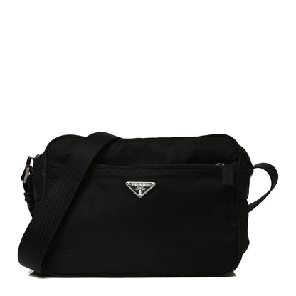 Prada Nylon Tessuto Messenger Bag Black 1 of 14