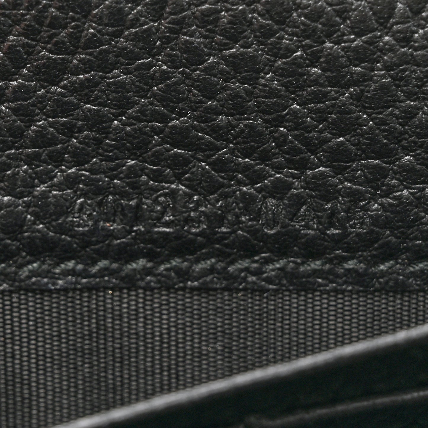 Calfskin Mini Dionysus Chain Wallet Black