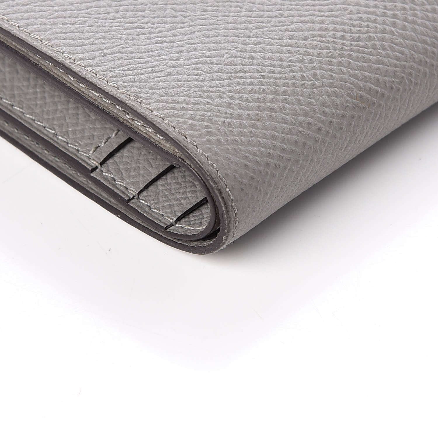 Hermes Epsom Bearn Compact Wallet Gris Mouette 6 of 8