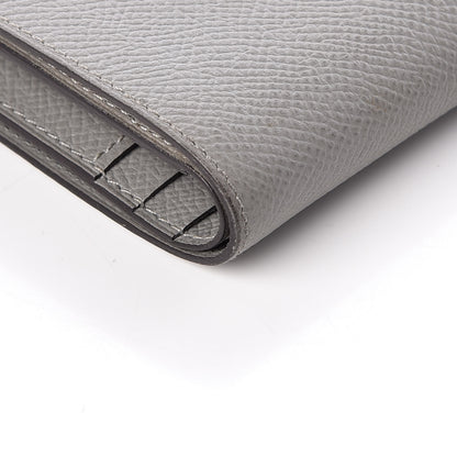 Hermes Epsom Bearn Compact Wallet Gris Mouette 6 of 8