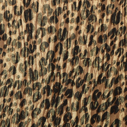 Louis Vuitton Cashmere Silk Leopard Etole Stole Disco Marron 1 of 7