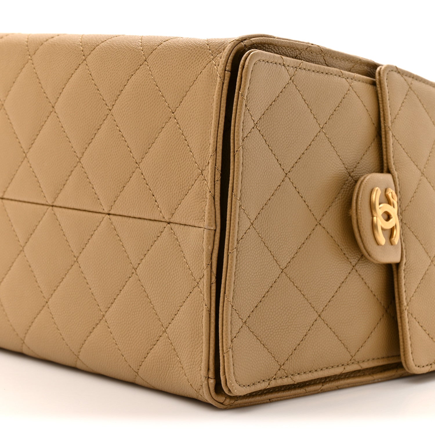 Chanel Caviar Quilted Medium Chanel 25 Handbag Dark Beige 10 of 11