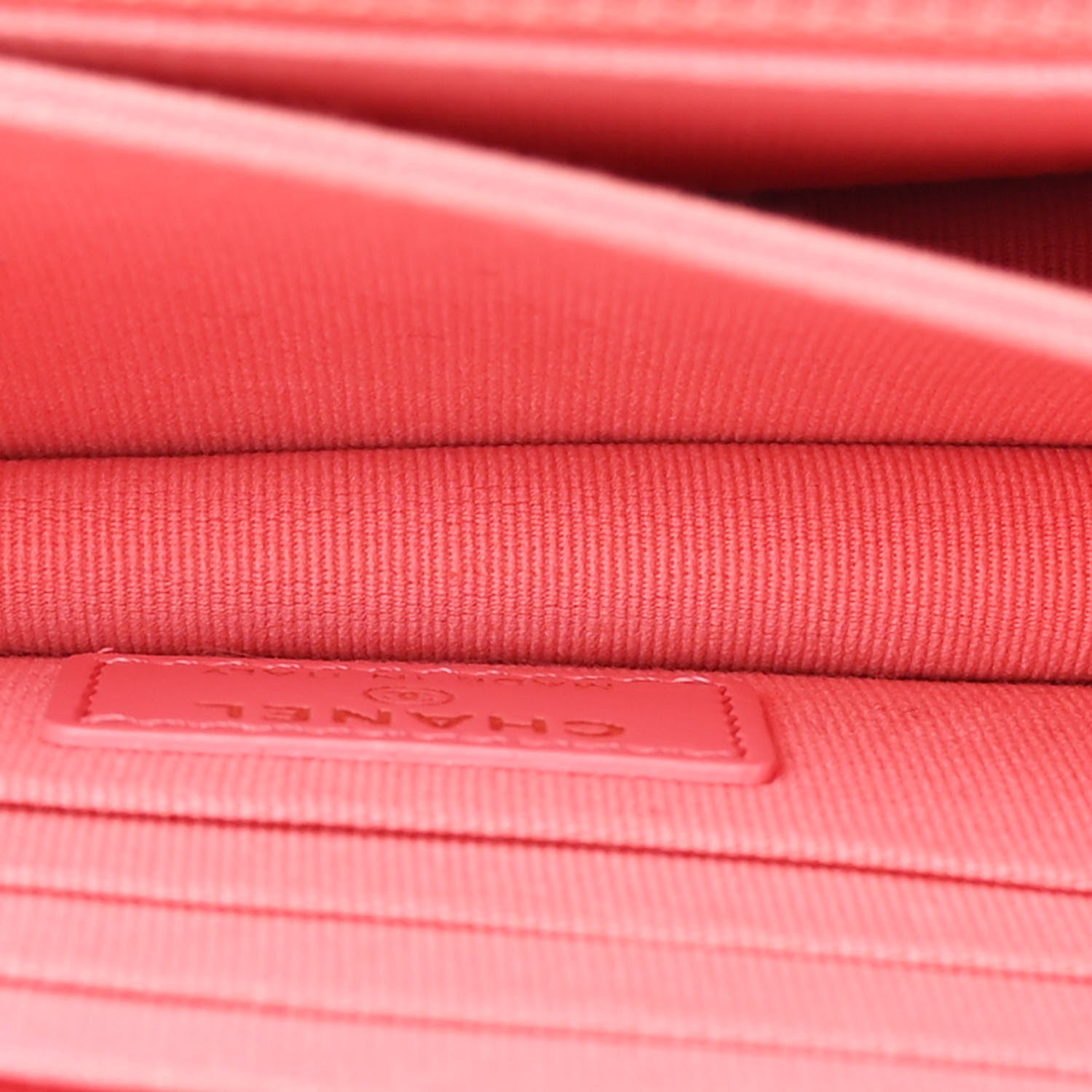 Chanel Lambskin Enamel Quilted Pending CC Clutch With Chain Pink 6 of 13
