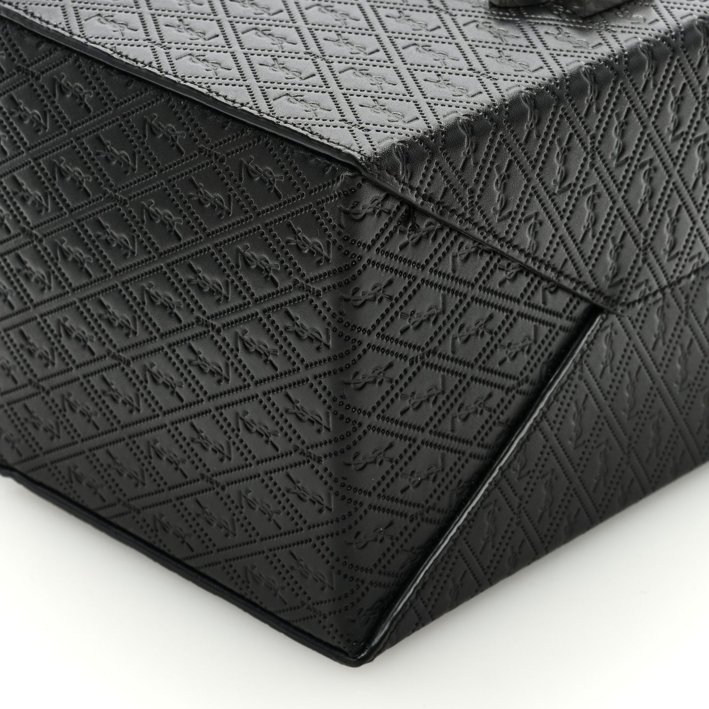 Calfskin Monogram Take Away Box Black