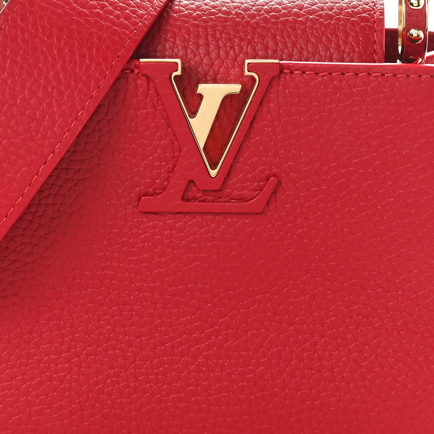 Taurillon Mini Capucines Scarlet