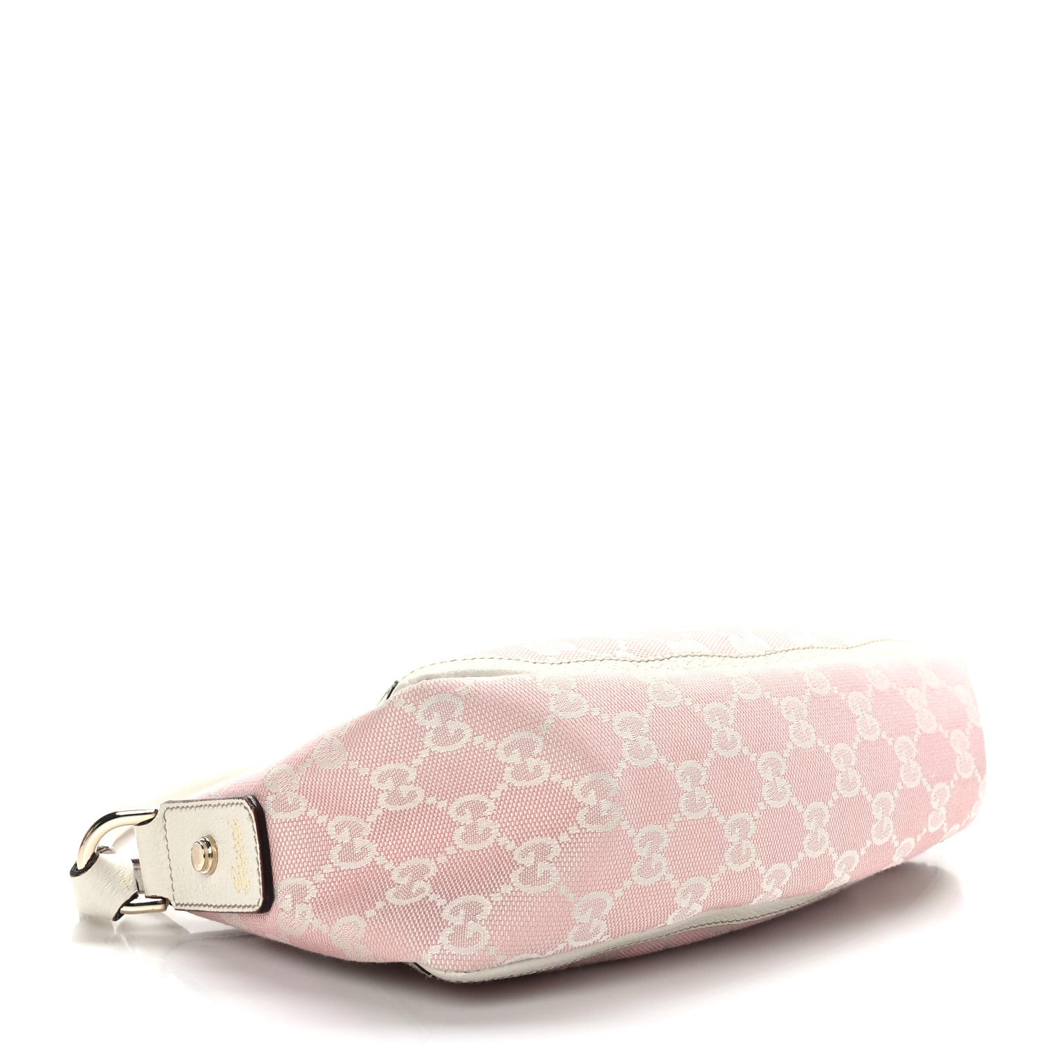 Gucci Monogram D Ring Abbey Pochette Pink White 4 of 10