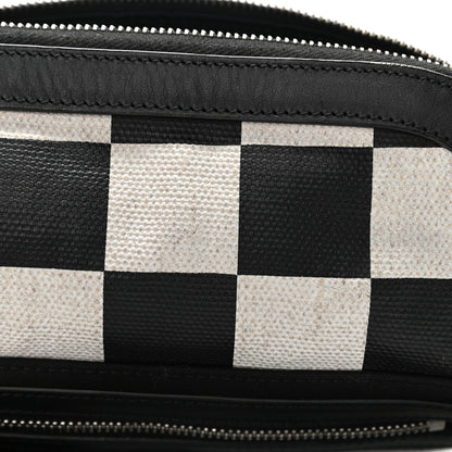 Saint Laurent Canvas Classic Belt Bag Black White 13 of 13