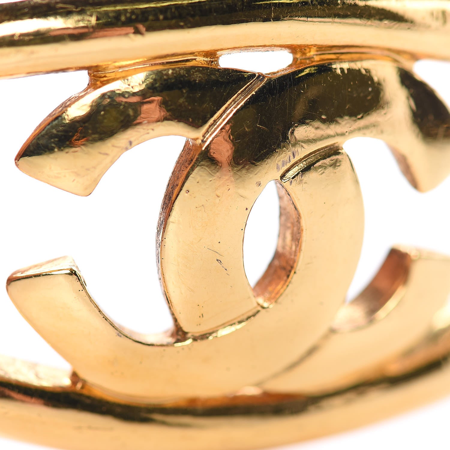 Chanel CC Cuff Gold 5 of 5