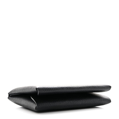 Hermes Epsom Calvi Duo Card Case Black 4 of 8