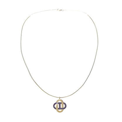 Hermes Lacquer Isatis Necklace Pourpre 3 of 5