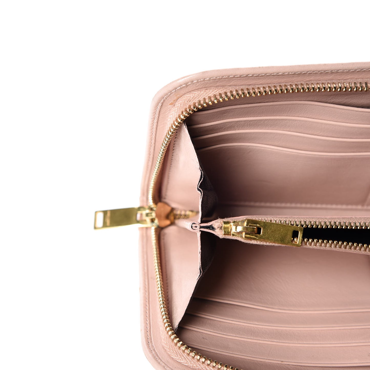 Calfskin Classic Zip Around Wallet Pink