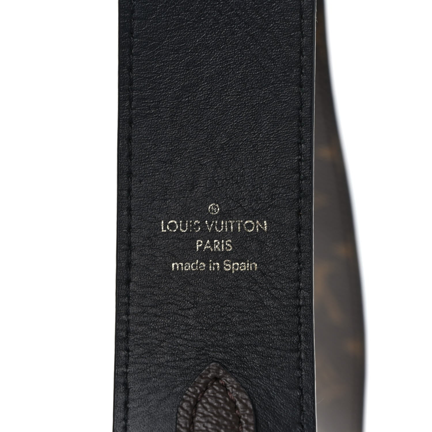 Louis Vuitton Monogram Bandouliere Shoulder Strap Black 3 of 5