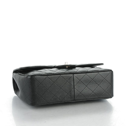 Chanel Caviar Quilted Jumbo Double Flap Black 4 of 7