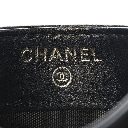 Chanel Caviar Quilted Filigree Card Holder Black 6 of 10