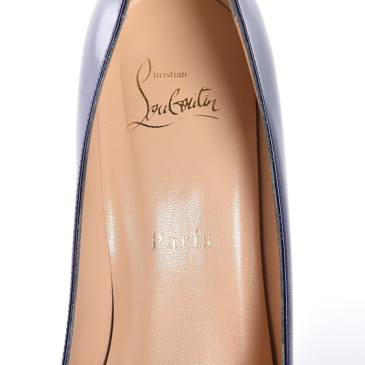 Christian Louboutin Patent Decoltish 85 Pumps 37 Purple Pop 7 of 7
