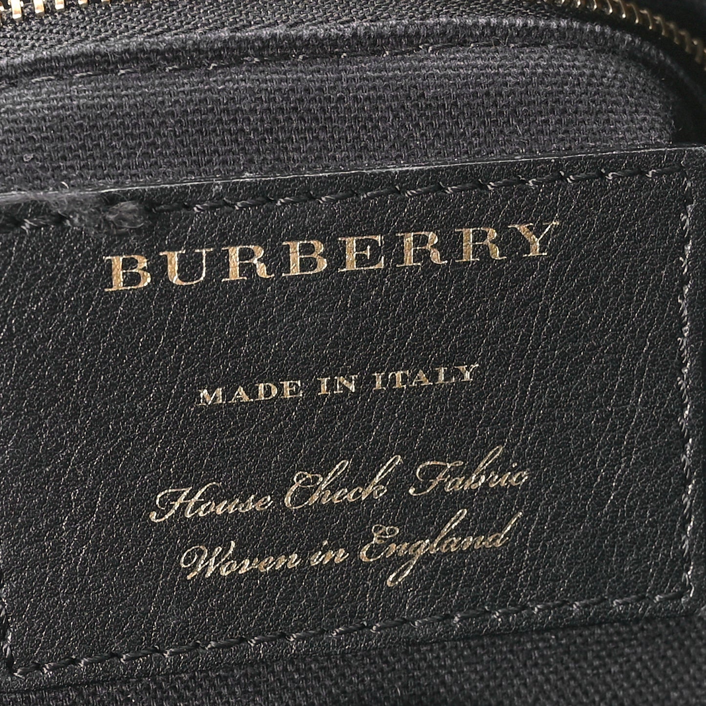 Calfskin House Check Little Crush Black