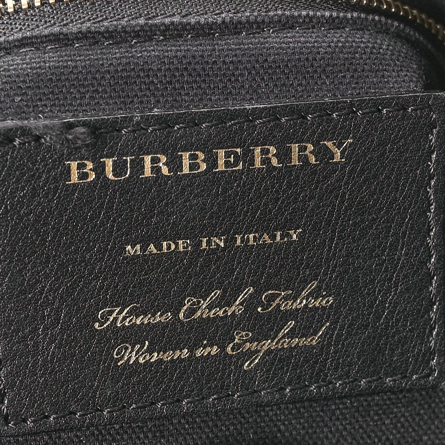 Burberry Calfskin House Check Little Crush Black 6 of 14