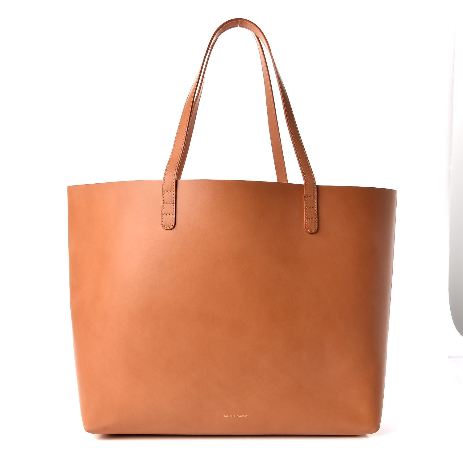 Mansur Gavriel Calfskin Large Shopping Tote Cammello Rosa 2 of 10