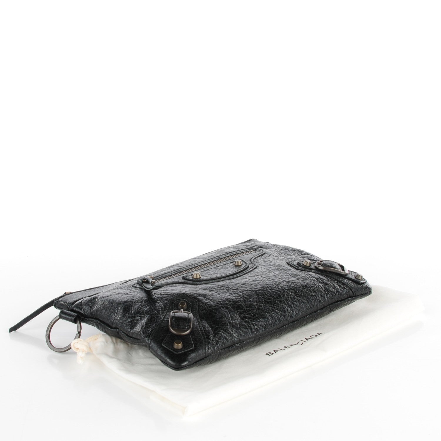 Balenciaga Agneau Classic Hardware Clip Black 3 of 7