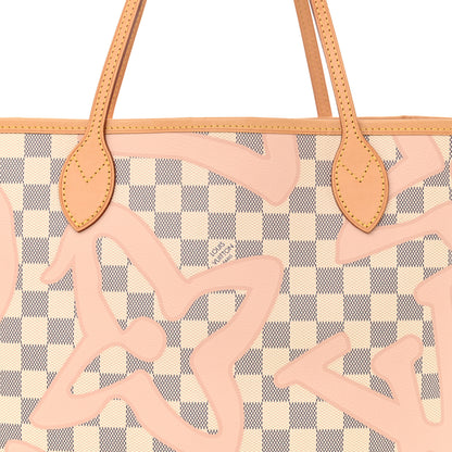Louis Vuitton Damier Azur Tahitienne Neverfull MM 8 of 11