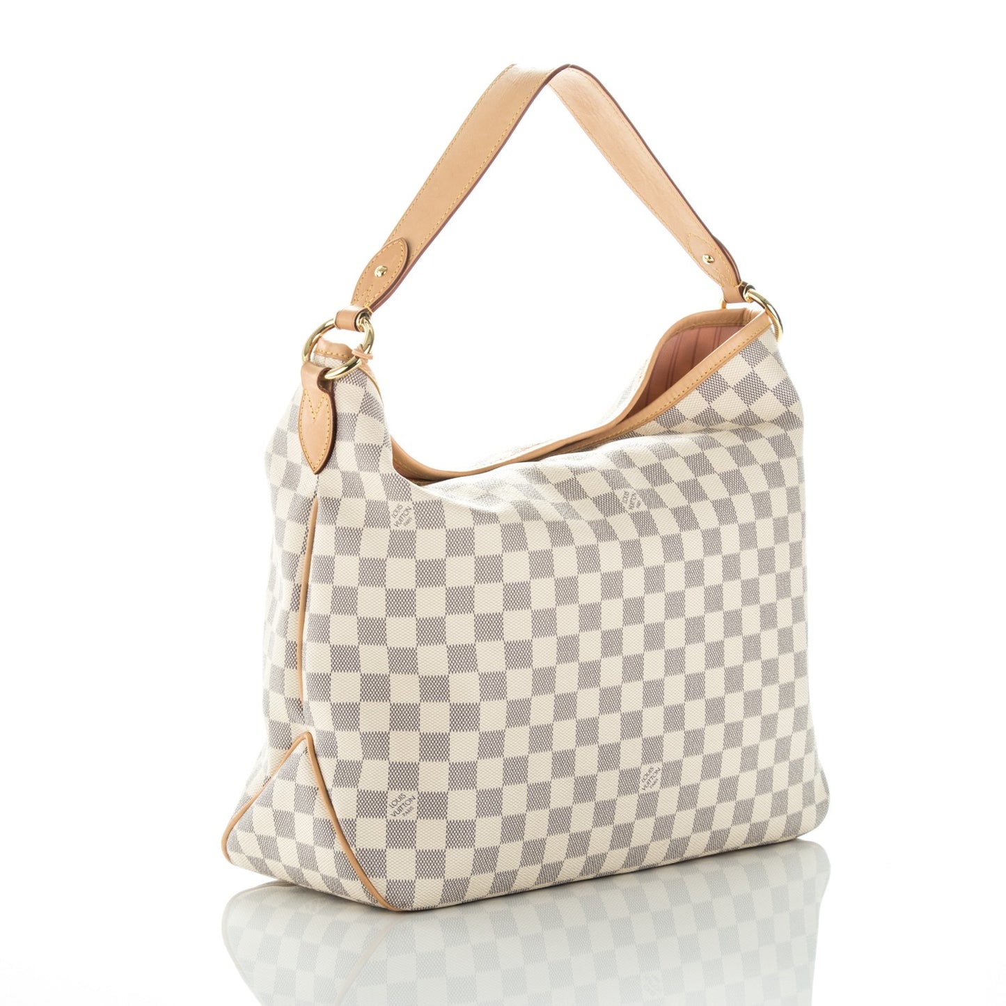Damier Azur Delightful MM Rose Ballerine