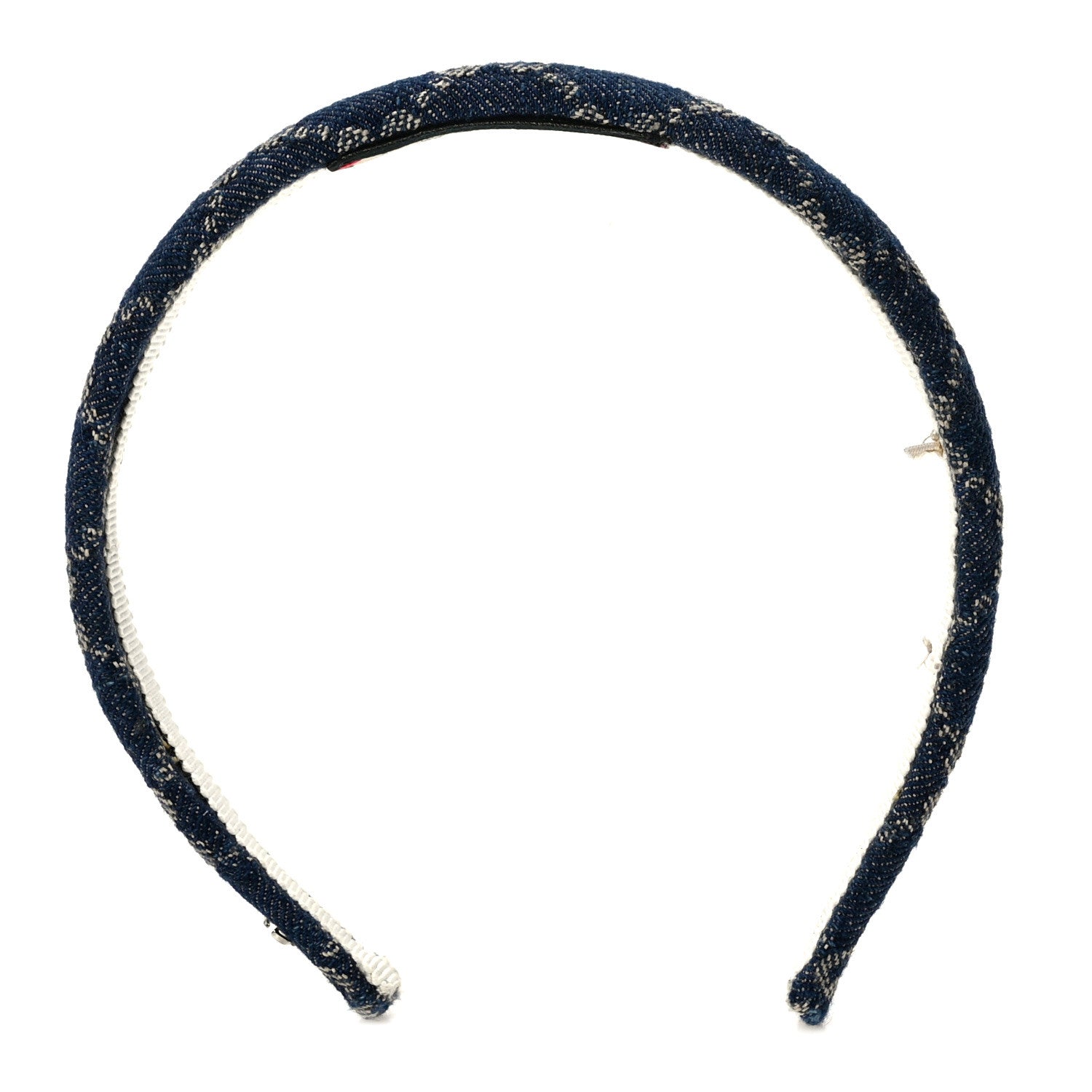 Gucci Denim Monogram Headband Blue 1 of 9