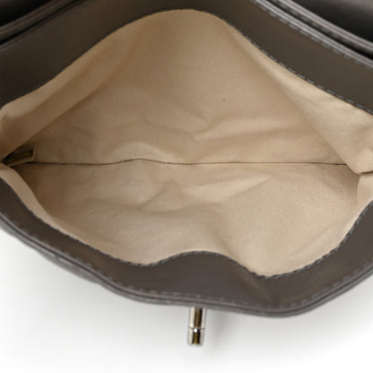 Chanel Aged Calfskin Medium Lady Pearly Flap Grey 16 of 24