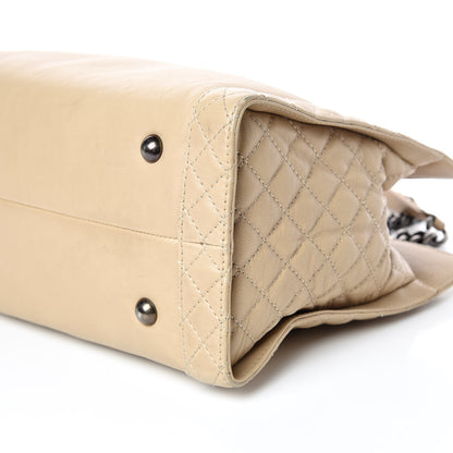 Chanel Lambskin Boy Reverso Shopping Tote Beige 6 of 26
