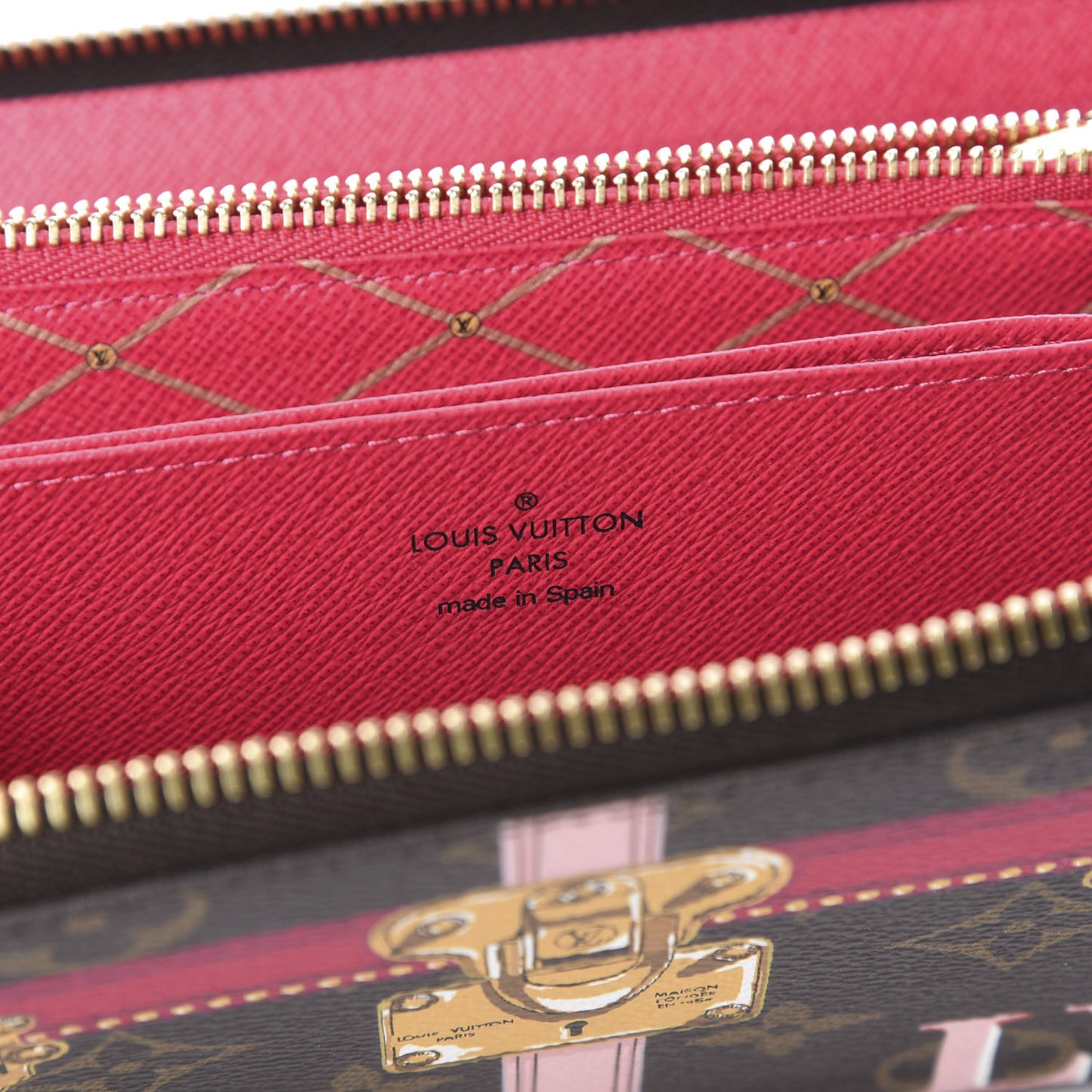 Monogram Summer Trunks Zippy Wallet