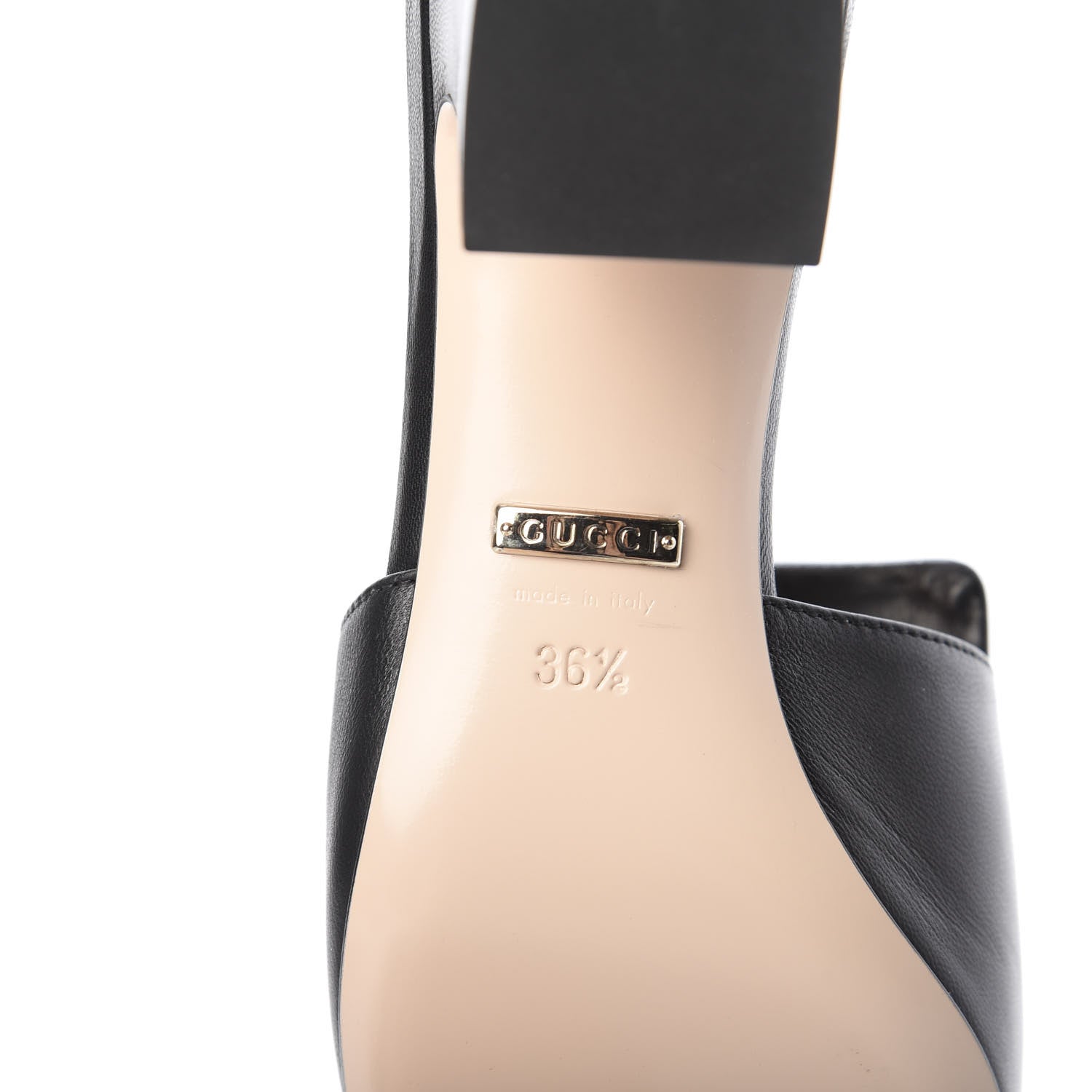 Gucci Malaga Kid Crystal Square G Madelyn Mules 36.5 Black 8 of 9