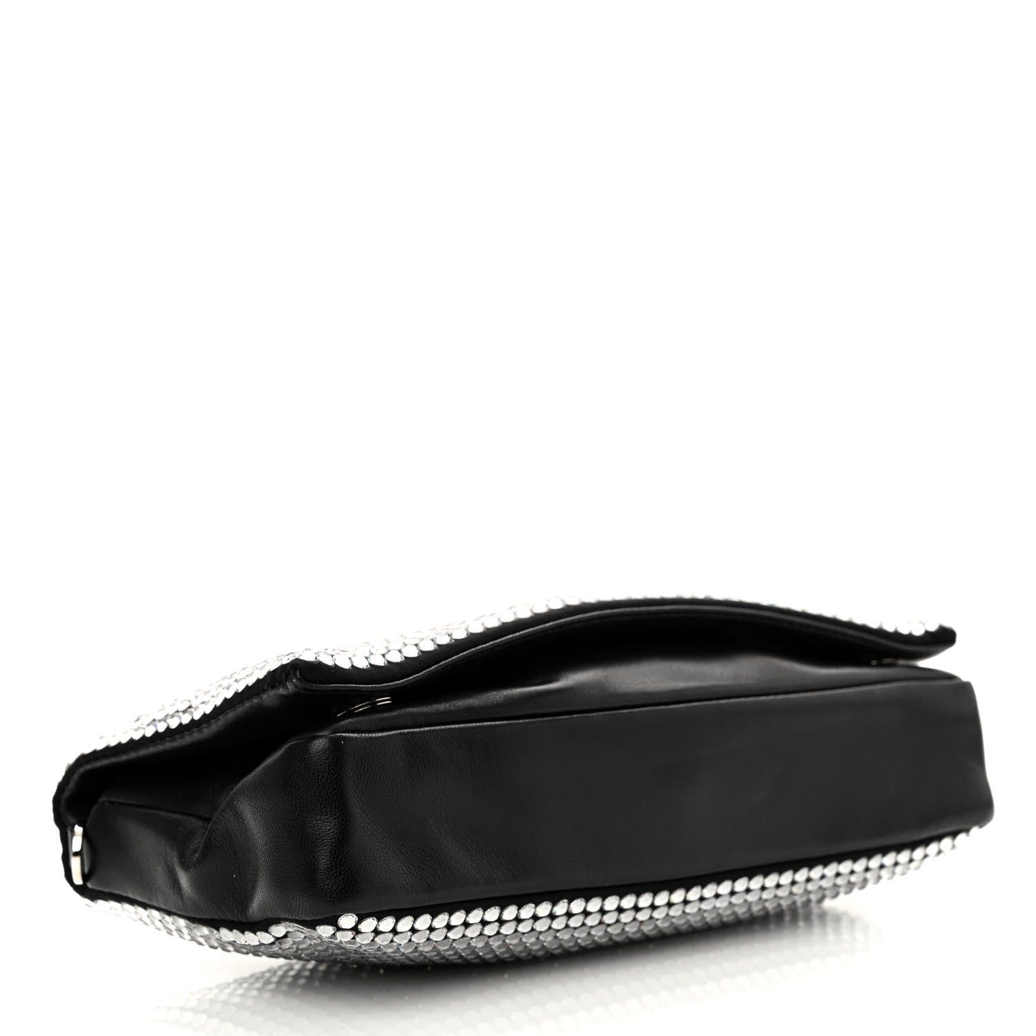 Miu Miu Nappa Crystal Starlight Crossbody Bag Black 4 of 11